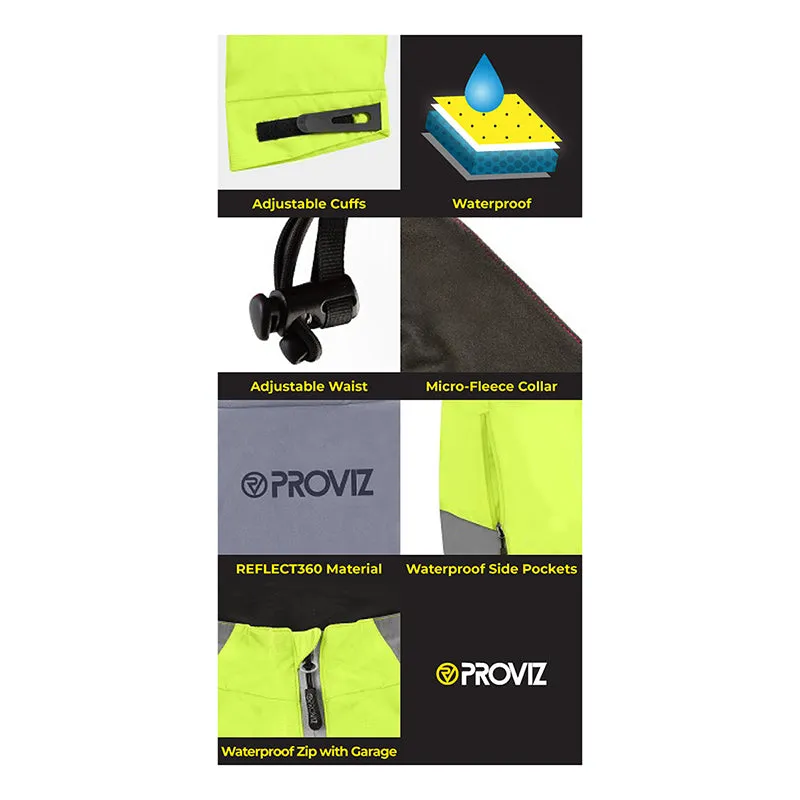 Proviz Waterproof Storm Zip Nightrider 2.0 Cycling Jacket