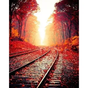 Railway - Canvastly DIY Paint By Numbers