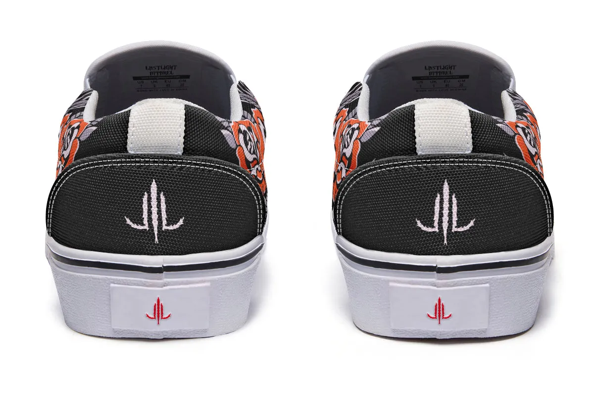Reaper Roses Slip On Shoes