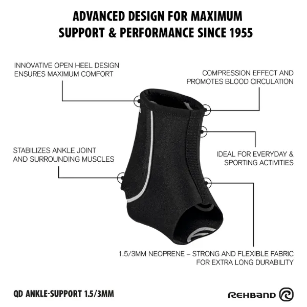 Rehband QD Ankle Support 3mm