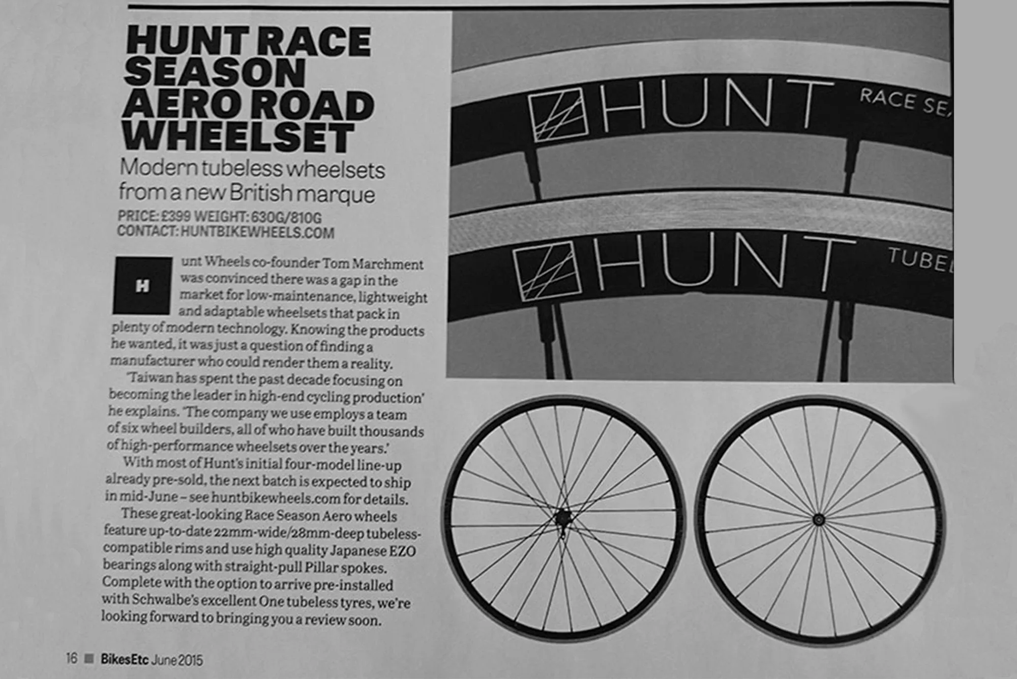 RE:NEW HUNT Race Aero Wheelset