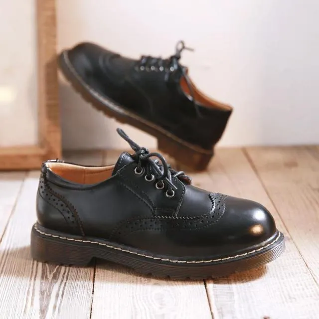 Retro College Style  Lolita Single Shoes