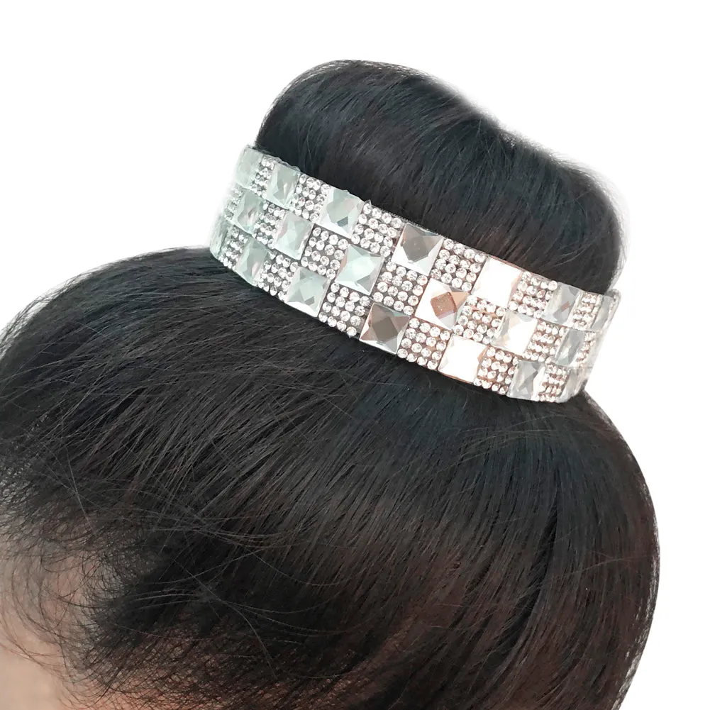 Rhinestone Hair Bun Holder