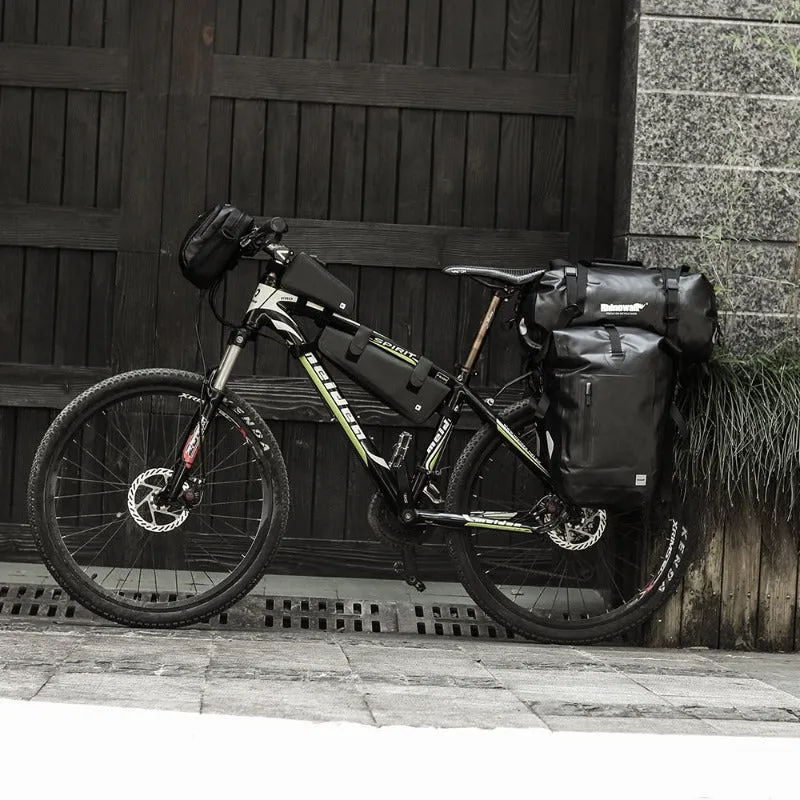 Rhinowalk Bike Pannier Bag 25L Waterproof Bicycle Bag Motor Pannier Backpack Shoulder Bag