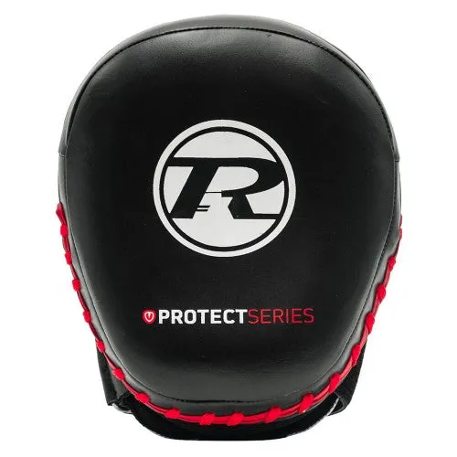 RINGSIDE LEATHER TARGET PADS-BLACK/RED/WHITE