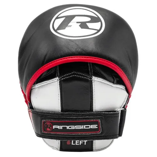 RINGSIDE LEATHER TARGET PADS-BLACK/RED/WHITE