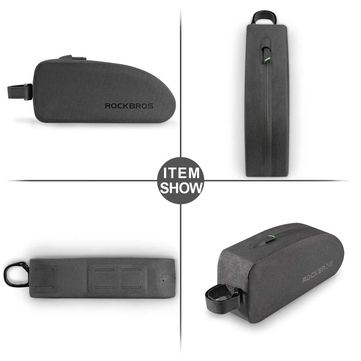 RockBros Road Bike Waterproof Cycling Front Tube Frame Storage Bag