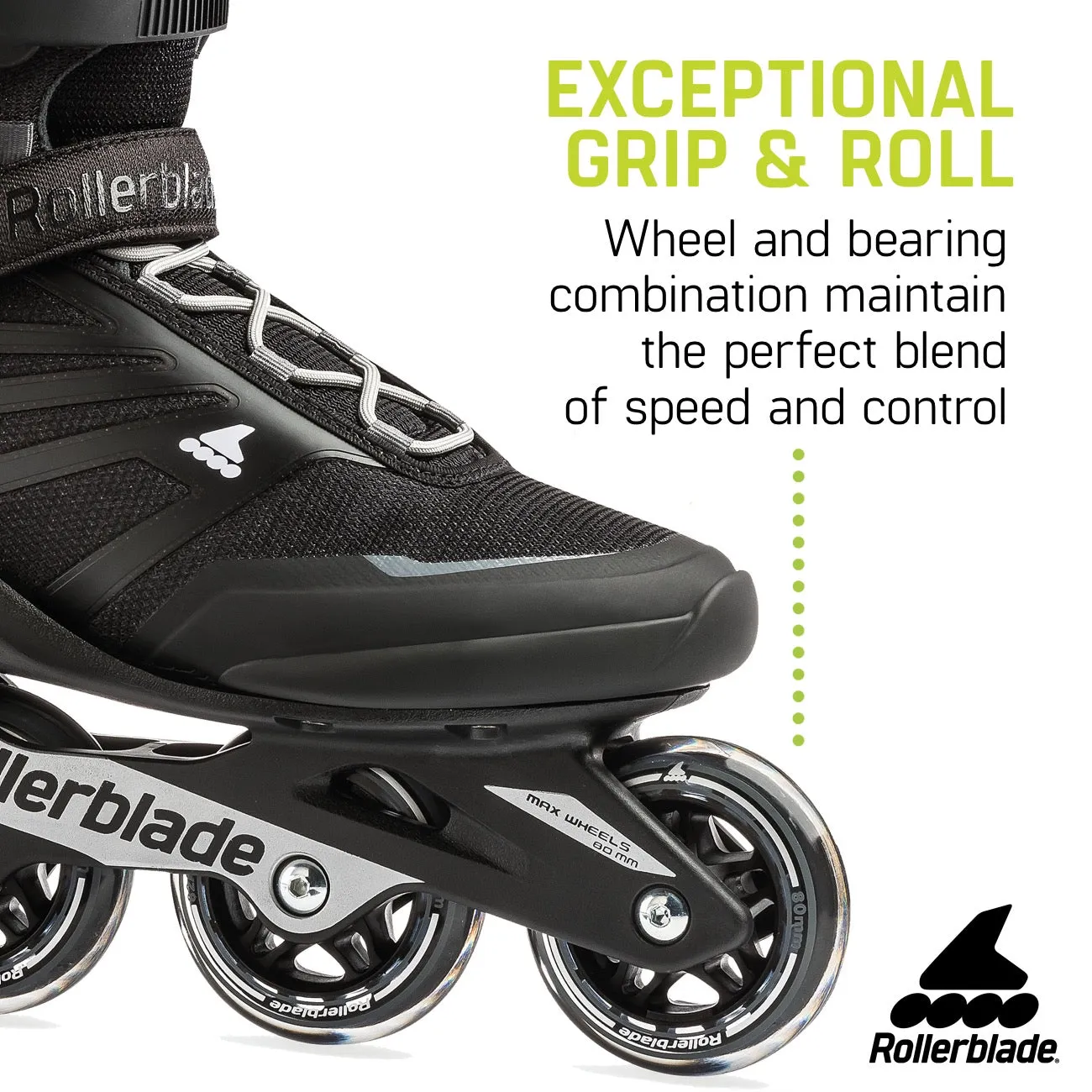 Rollerblade Zetrablade Inline Skates - Black/Silver