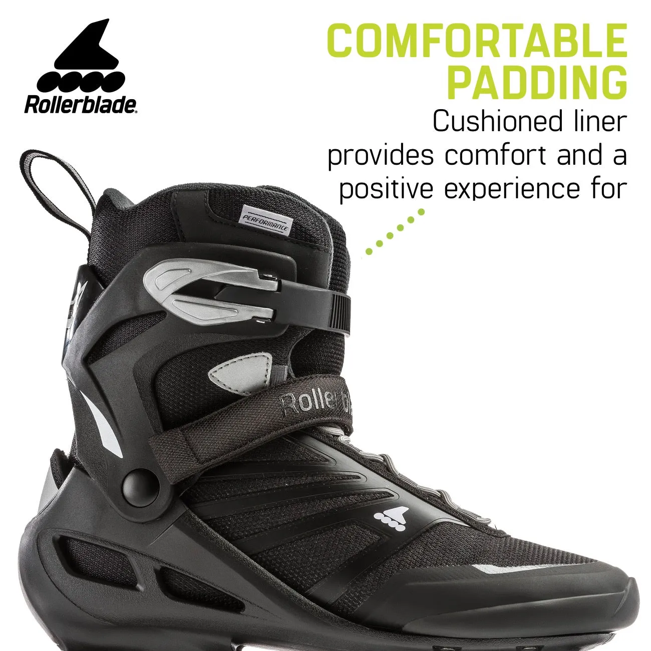 Rollerblade Zetrablade Inline Skates - Black/Silver