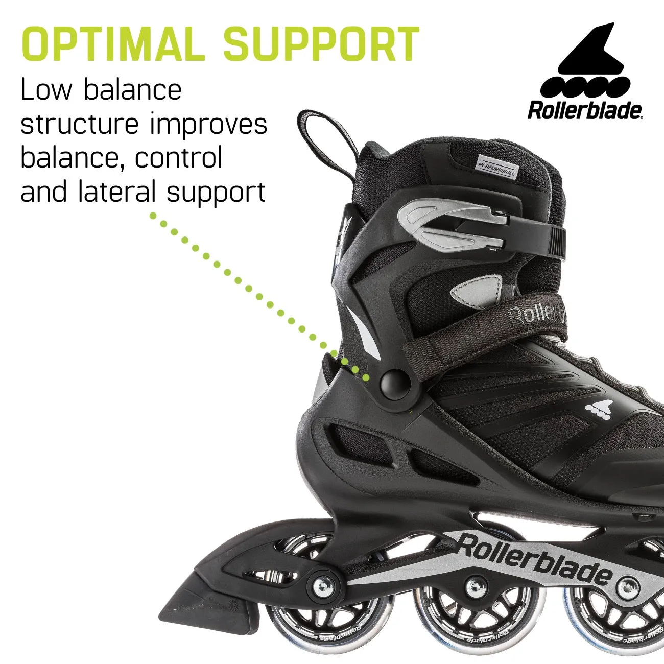 Rollerblade Zetrablade Inline Skates - Black/Silver