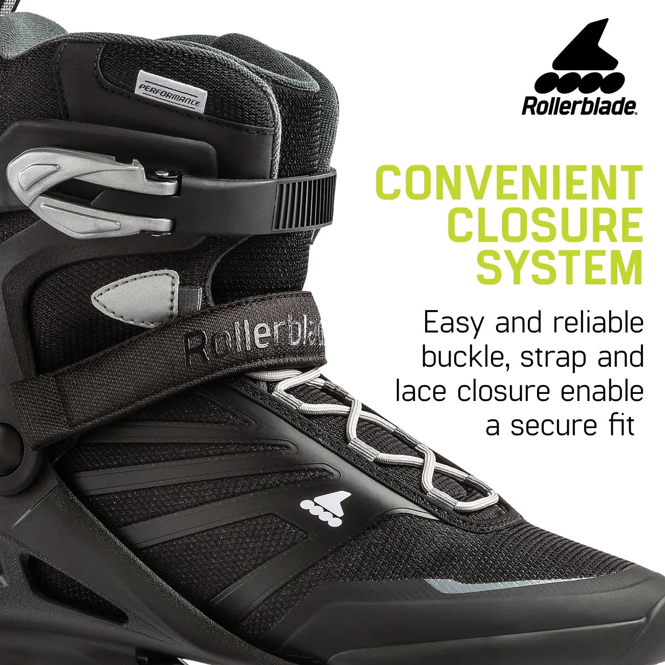 Rollerblade Zetrablade Inline Skates - Black/Silver