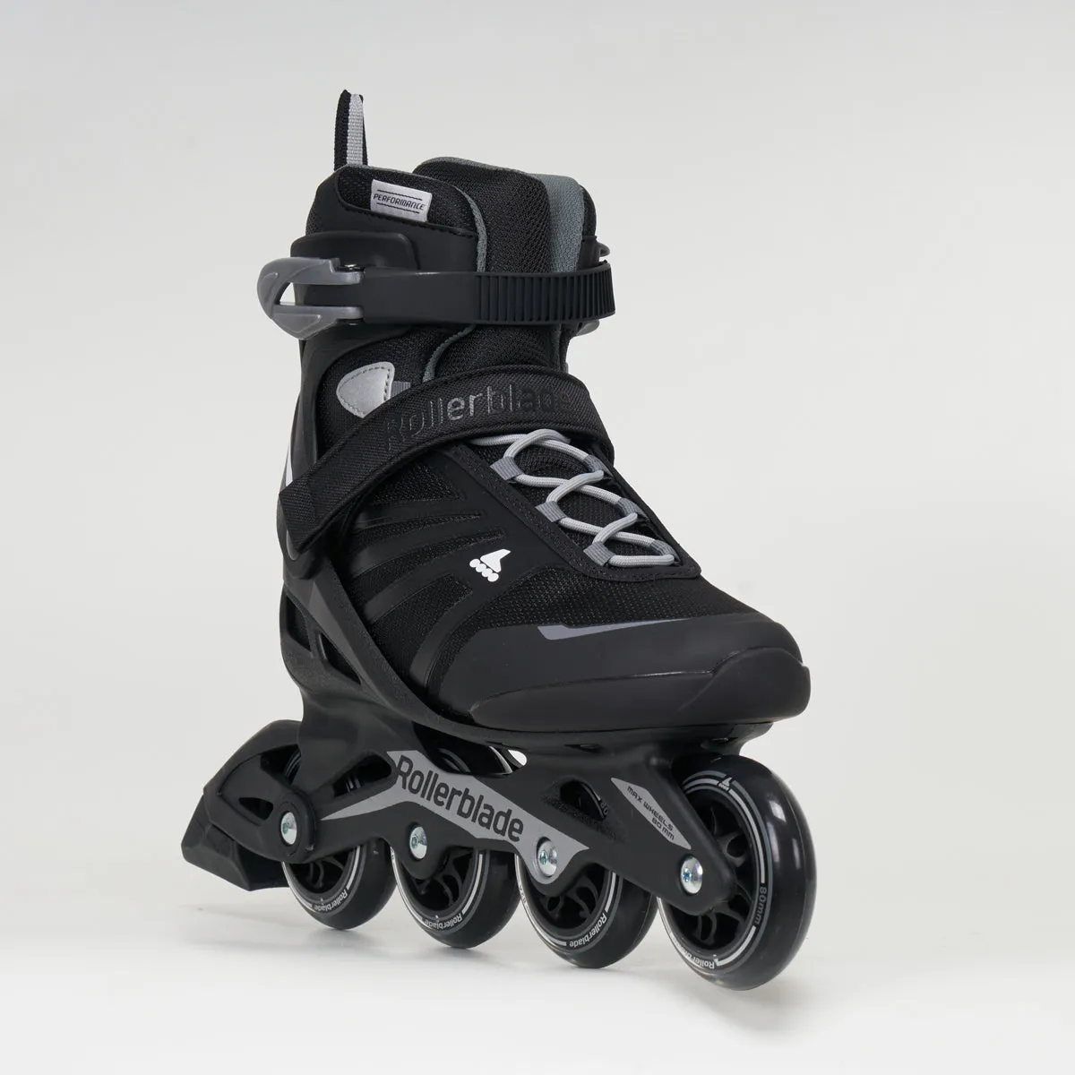 Rollerblade Zetrablade Men's Softboot Inline Skates - Black / Silver
