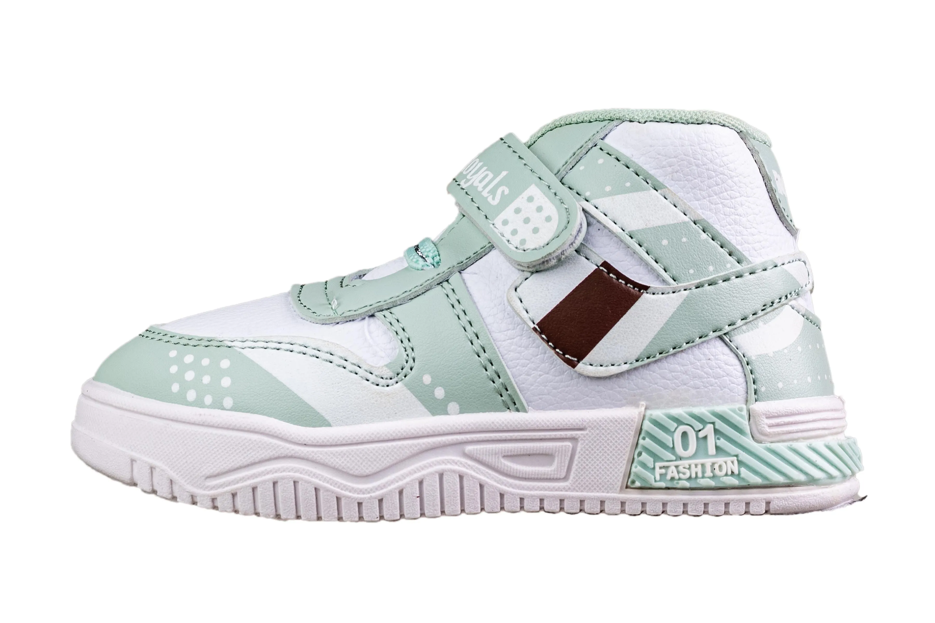 Rouba Pista/White Children Sports Shoe
