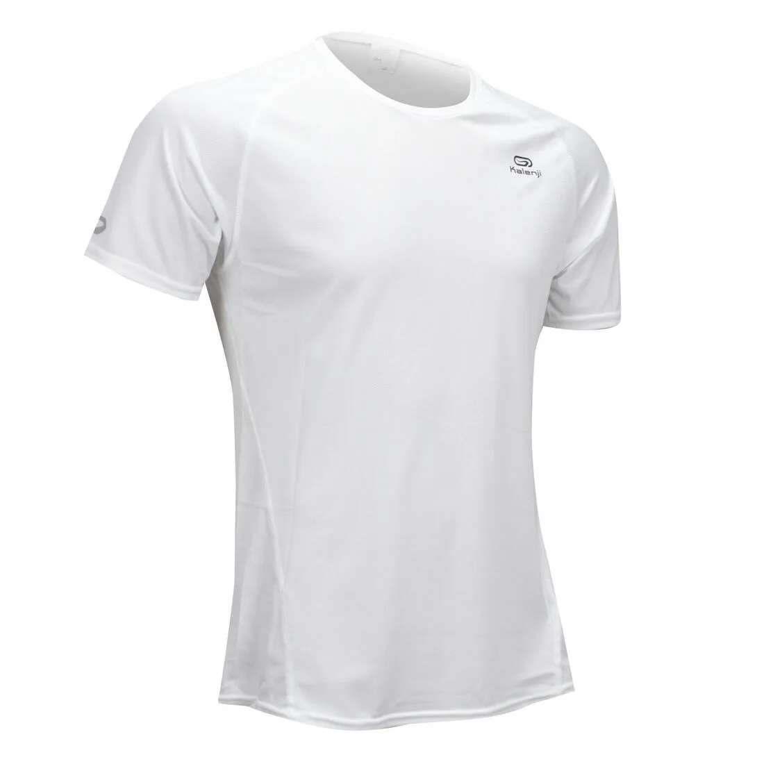 RUN DRY MEN'S RUNNING T-SHIRT CLUB WHITE