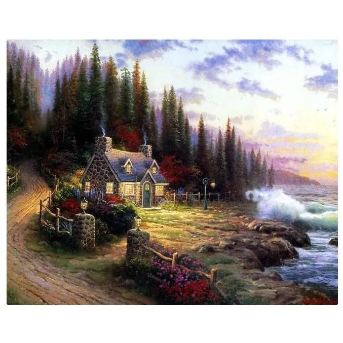 Rural Landscape - Canvastly DIY Paint By Numbers