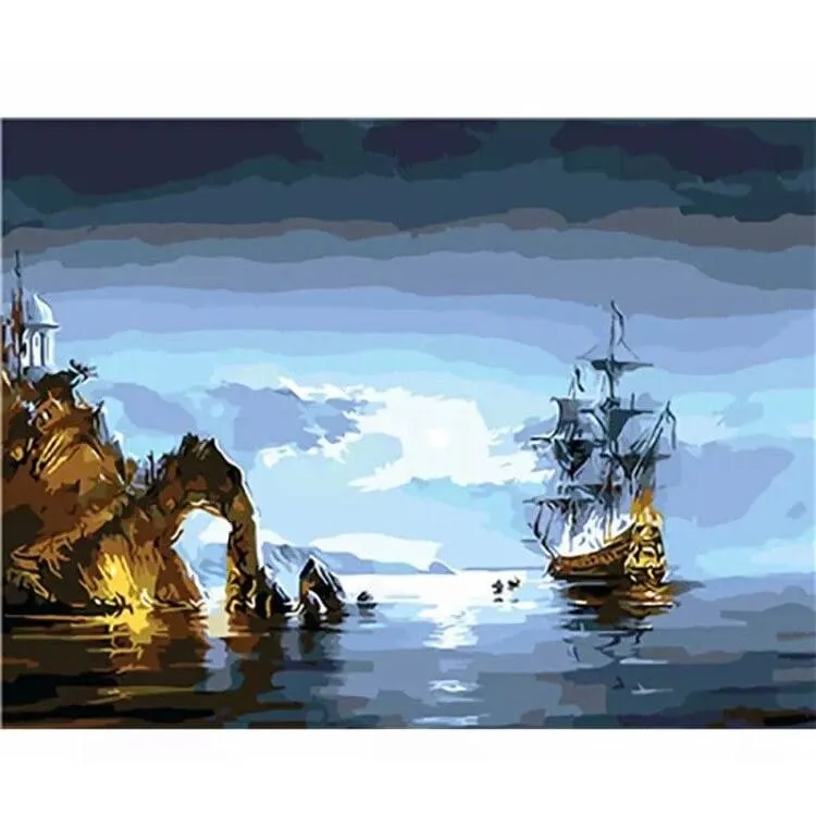 Sail Away – Canvastly DIY Paint By Numbers