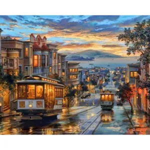 San Francisco - Canvastly DIY Paint By Numbers