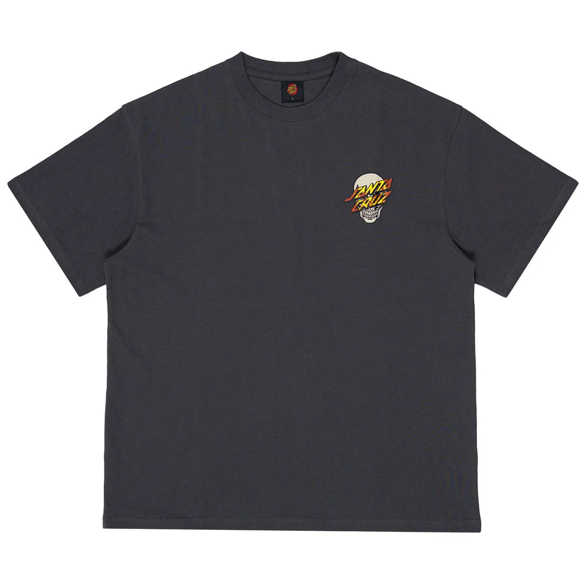 Santa Cruz - Dressen Rose Crew Three Tee Washed Black
