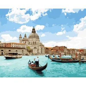 Santa Maria Della Salute - Canvastly DIY Paint By Numbers