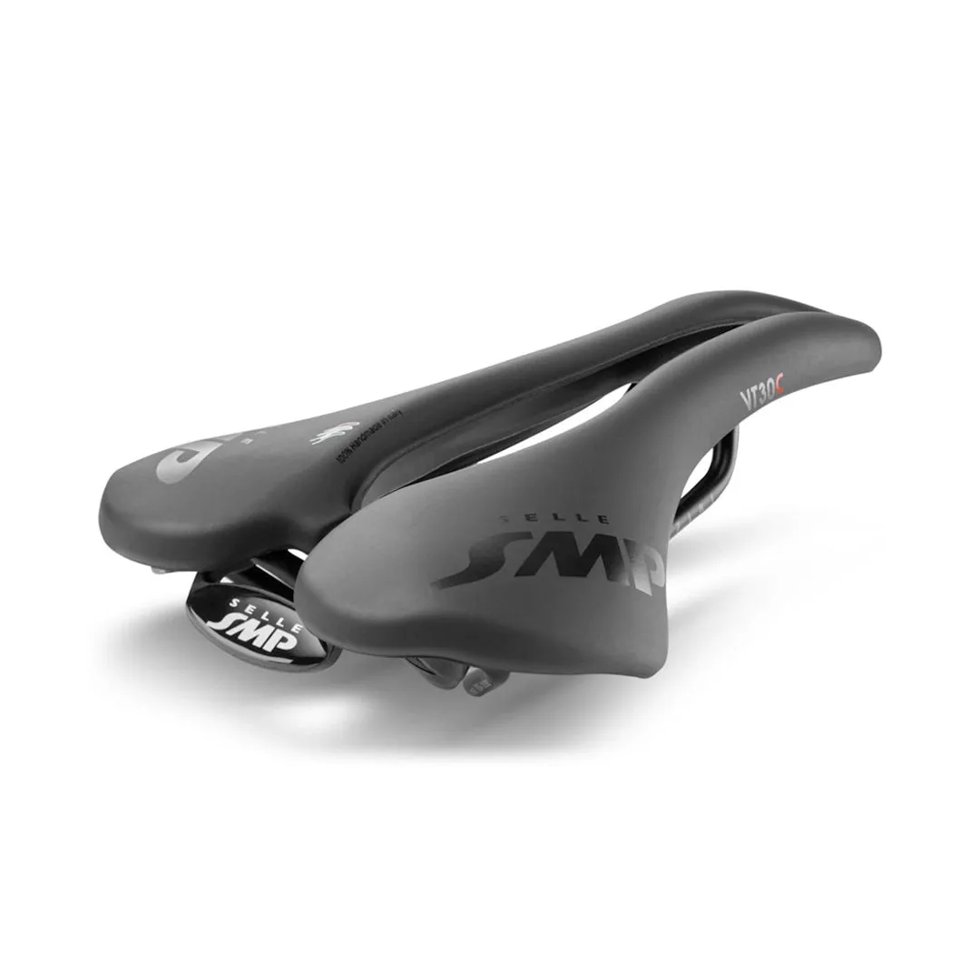 Selle SMP VT30C Saddle Black - Stainless Rail