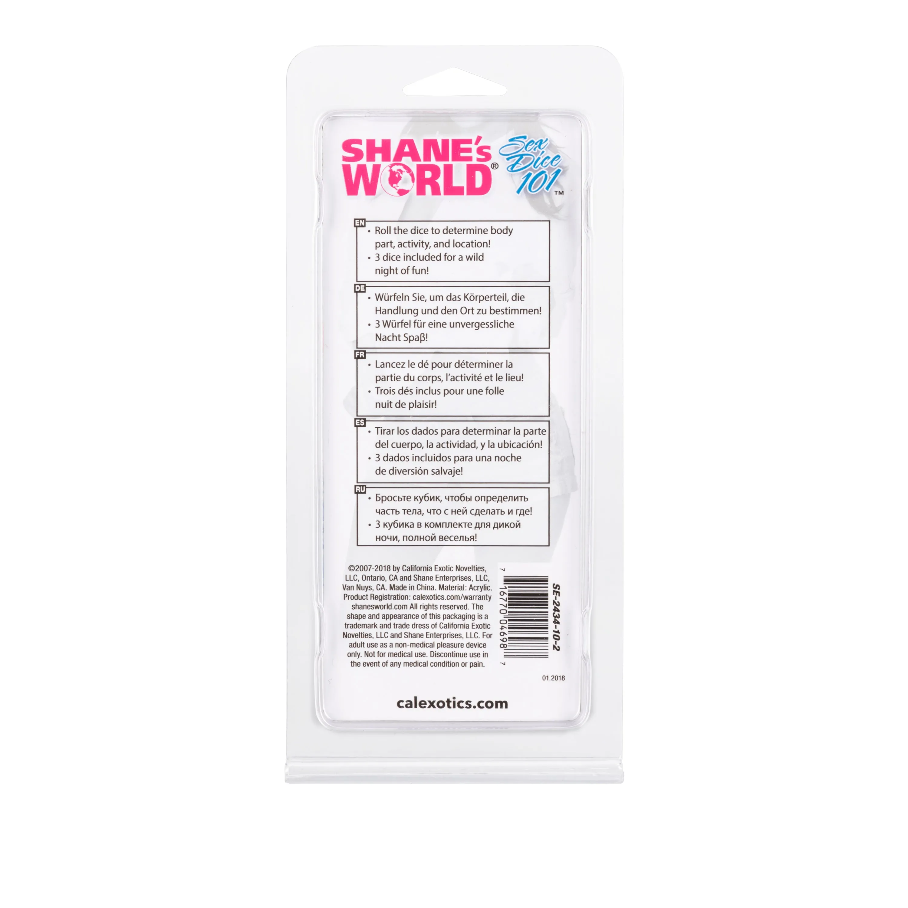 Shane's World® Sex Dice 101™