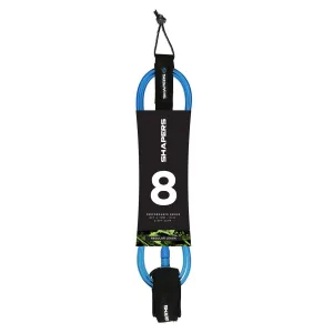 SHAPERS 8FT REGULAR SURF LEASH BLUE