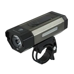 SHIVEXIM Waterproof Rechargeable USB Charging Cycle Front LED Light Headlight (Grey)
