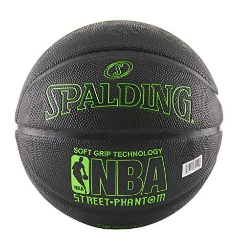 Spalding NBA Street Phantom Basketball 29.5" - Neon Green/Black