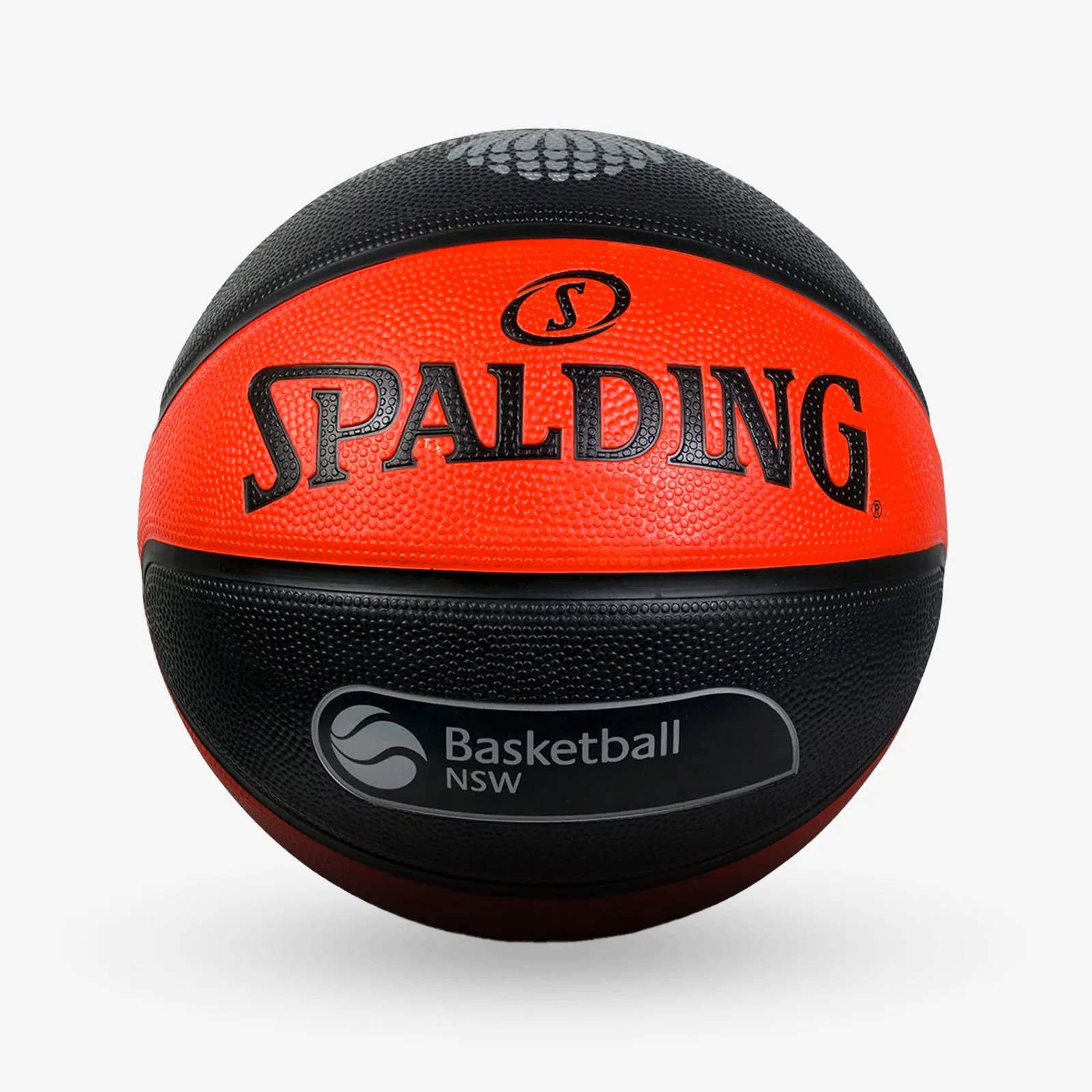 Spalding TF-FLEX Outdoor NSW Basketball - Black/Amber - Size 7