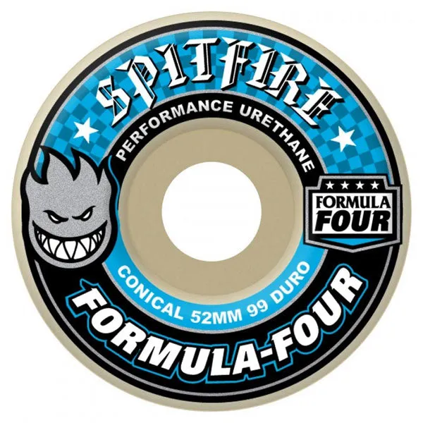 Spitfire - Formula Four Conical Full 99DU Blue - 52mm