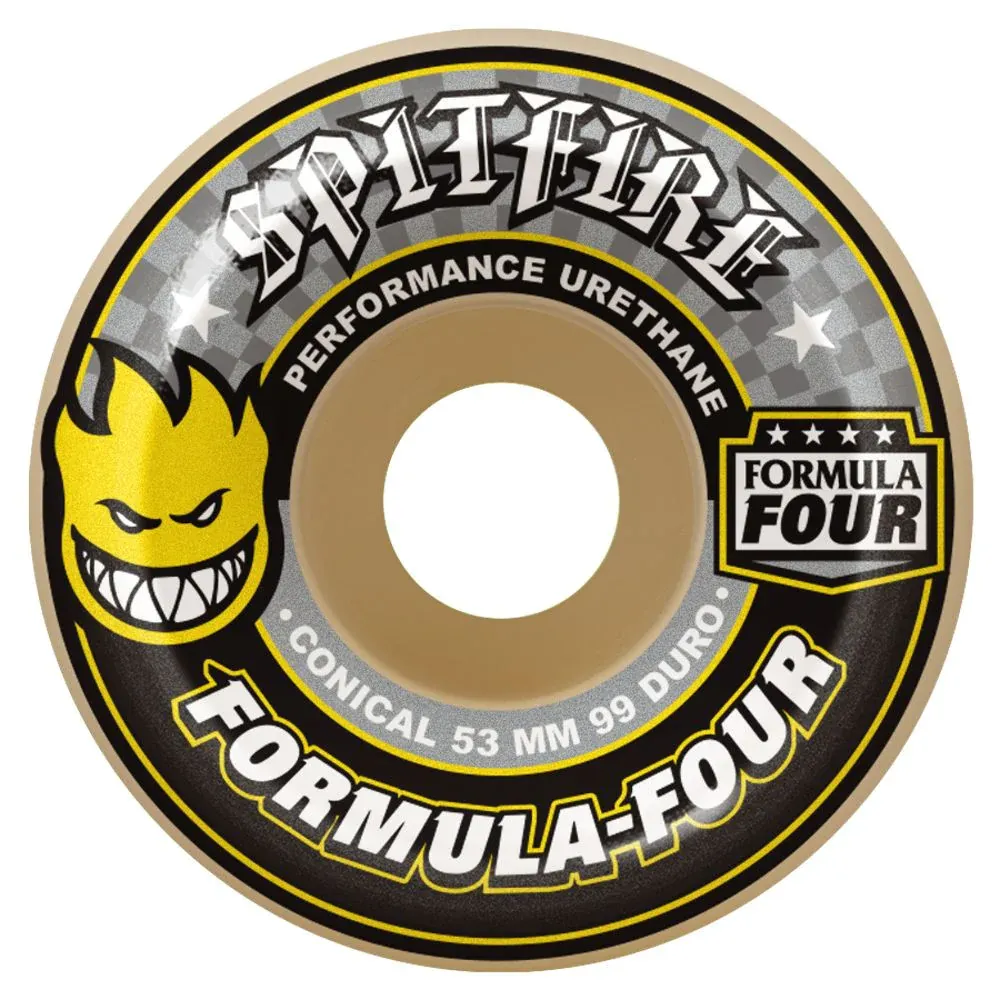 Spitfire Formula Four Conical Wheels 99 - Assorted Sizes -