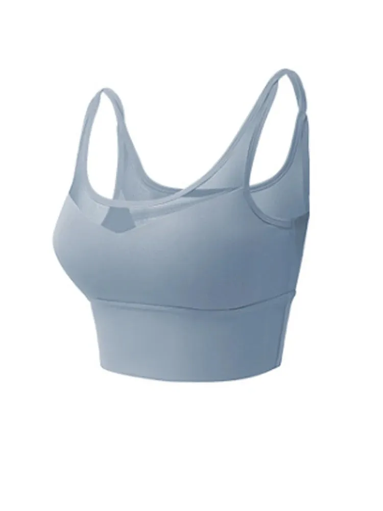 Sports Bra for Women Gym Shockproof Mesh Sports Quick-drying Bra Running Fitness Yoga Women Training Sports Underwear