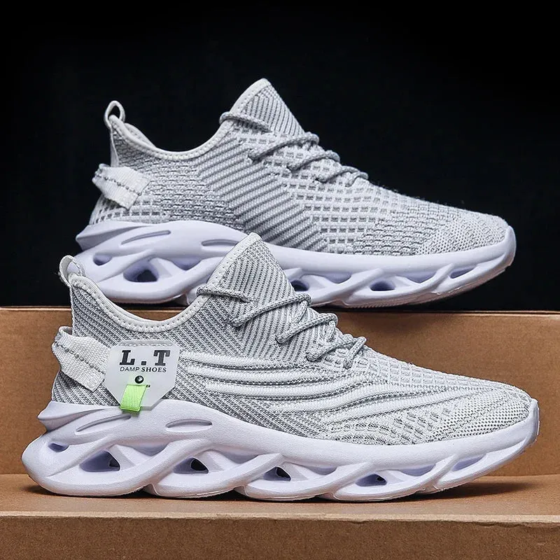 Sports Running Jogging Shoes – Casual Sneakers for Women, Outdoor Breathable Mesh, Light Shock-Absorption, Tennis Shoes