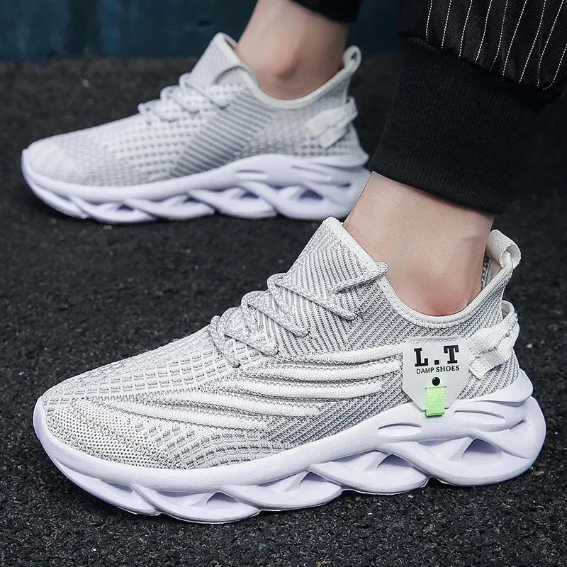 Sports Running Jogging Shoes – Casual Sneakers for Women, Outdoor Breathable Mesh, Light Shock-Absorption, Tennis Shoes