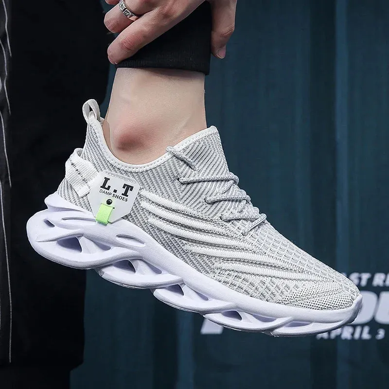 Sports Running Jogging Shoes – Casual Sneakers for Women, Outdoor Breathable Mesh, Light Shock-Absorption, Tennis Shoes