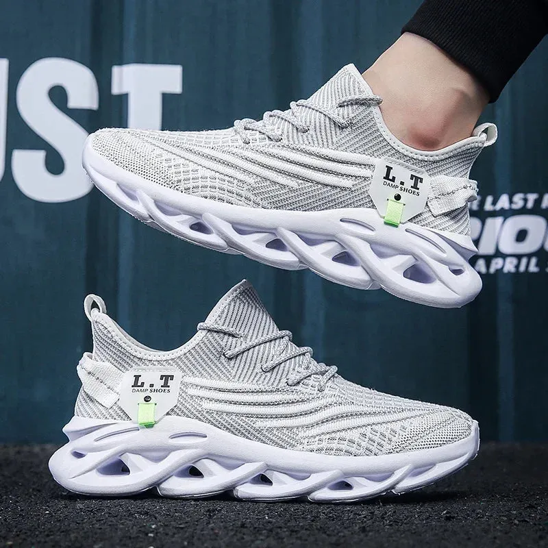 Sports Running Jogging Shoes – Casual Sneakers for Women, Outdoor Breathable Mesh, Light Shock-Absorption, Tennis Shoes