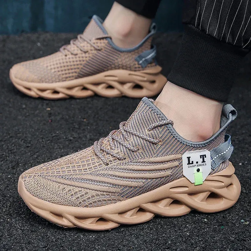 Sports Running Jogging Shoes – Casual Sneakers for Women, Outdoor Breathable Mesh, Light Shock-Absorption, Tennis Shoes