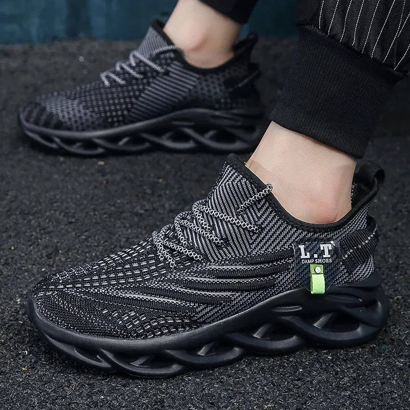 Sports Running Jogging Shoes – Casual Sneakers for Women, Outdoor Breathable Mesh, Light Shock-Absorption, Tennis Shoes