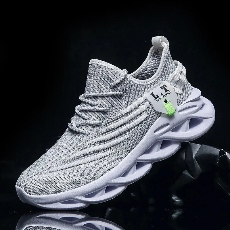 Sports Running Jogging Shoes – Casual Sneakers for Women, Outdoor Breathable Mesh, Light Shock-Absorption, Tennis Shoes