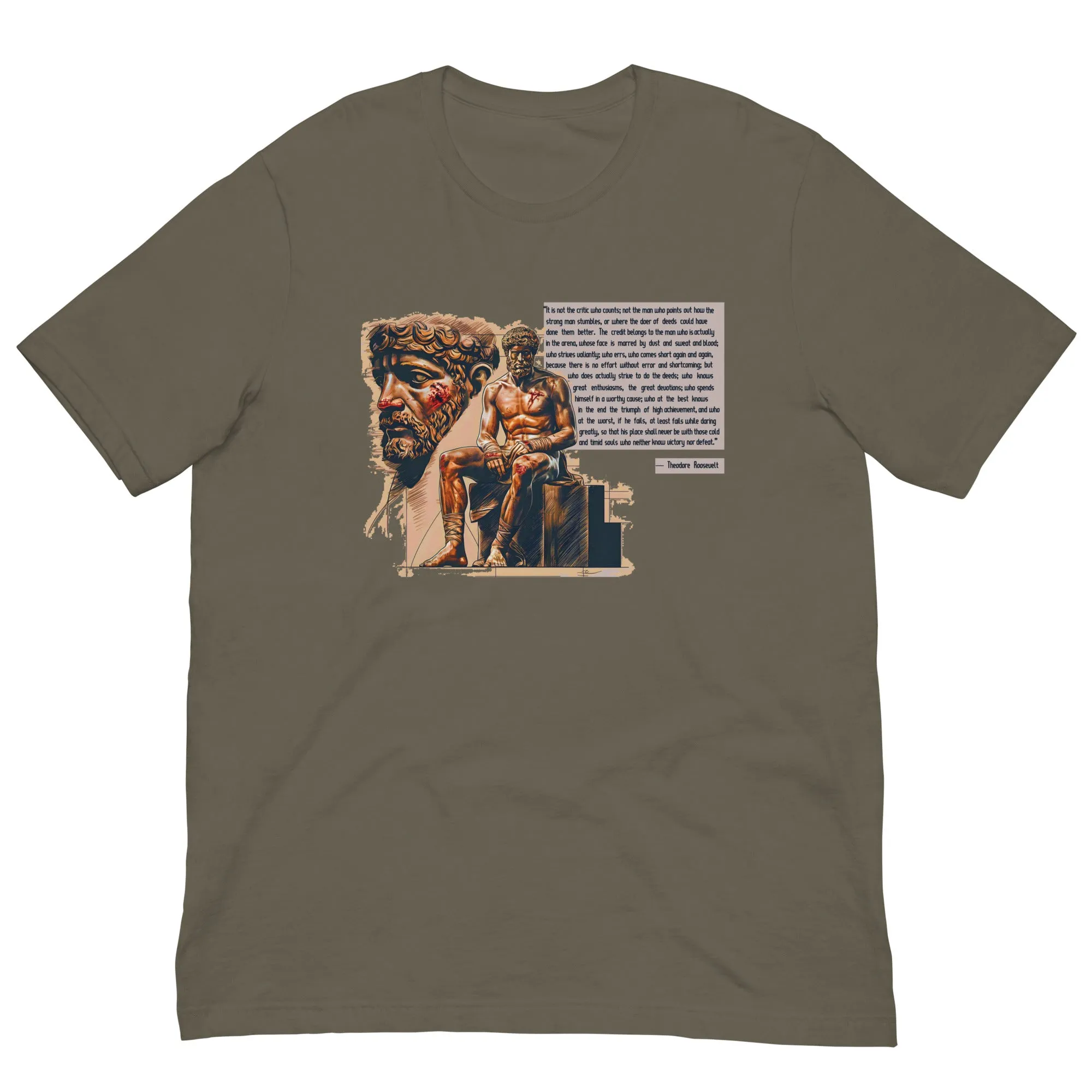 SSBJJ "The Man in the Arena" Short Sleeve T-Shirt (Made in USA)