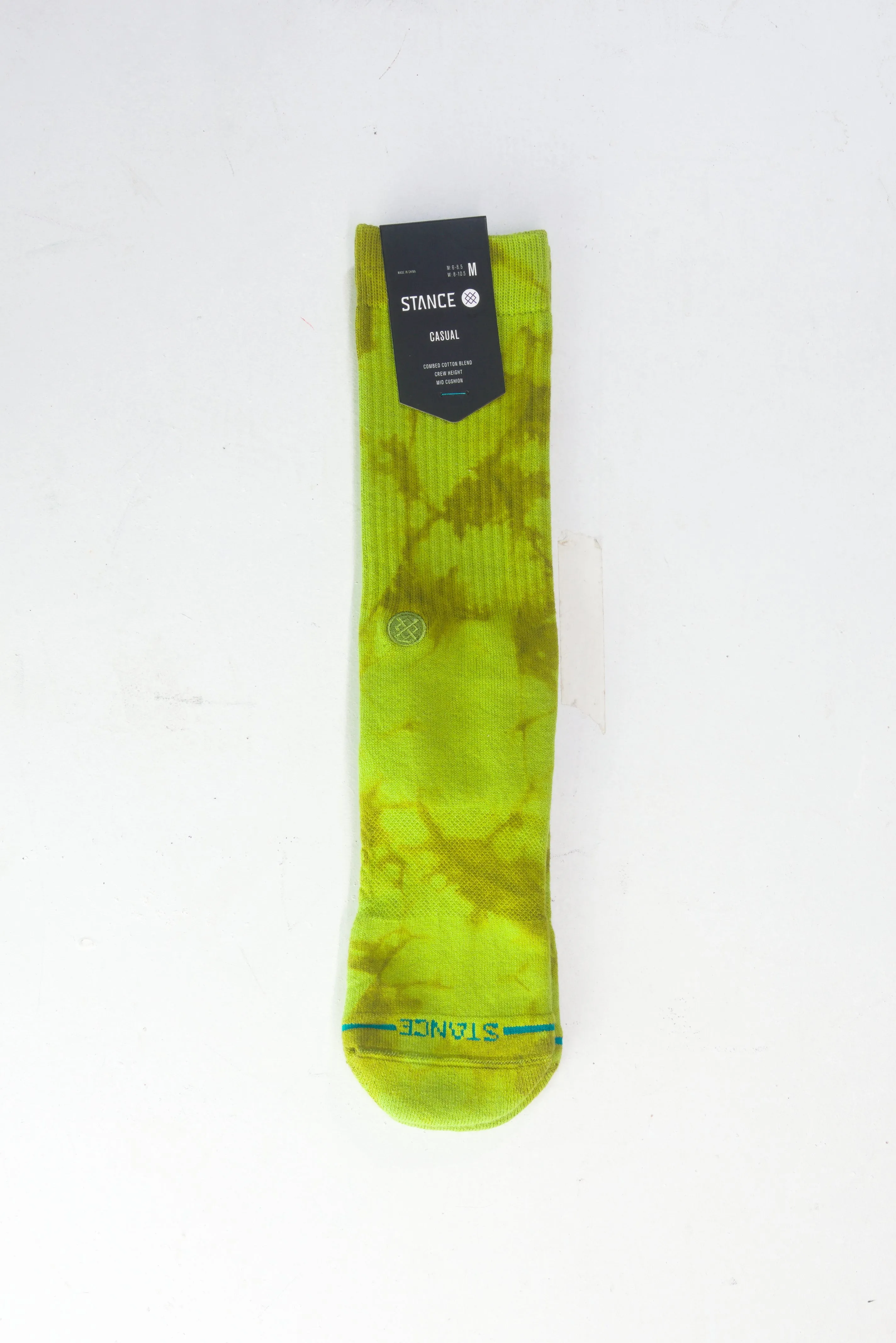 Stance - Icon Dye Socks - Neon Green
