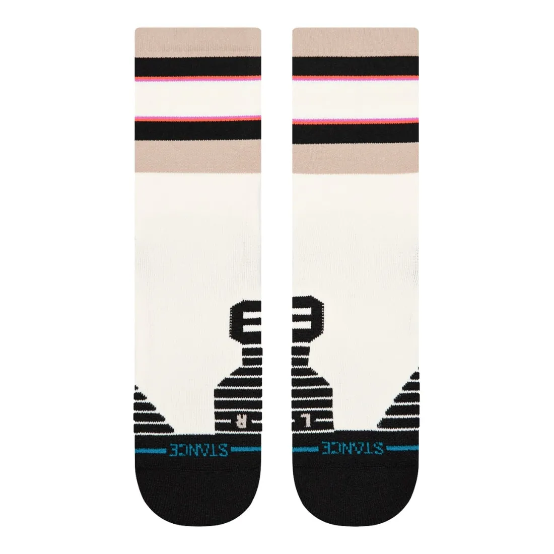 Stance Womens Subversion Mid Crew Socks - Canvas
