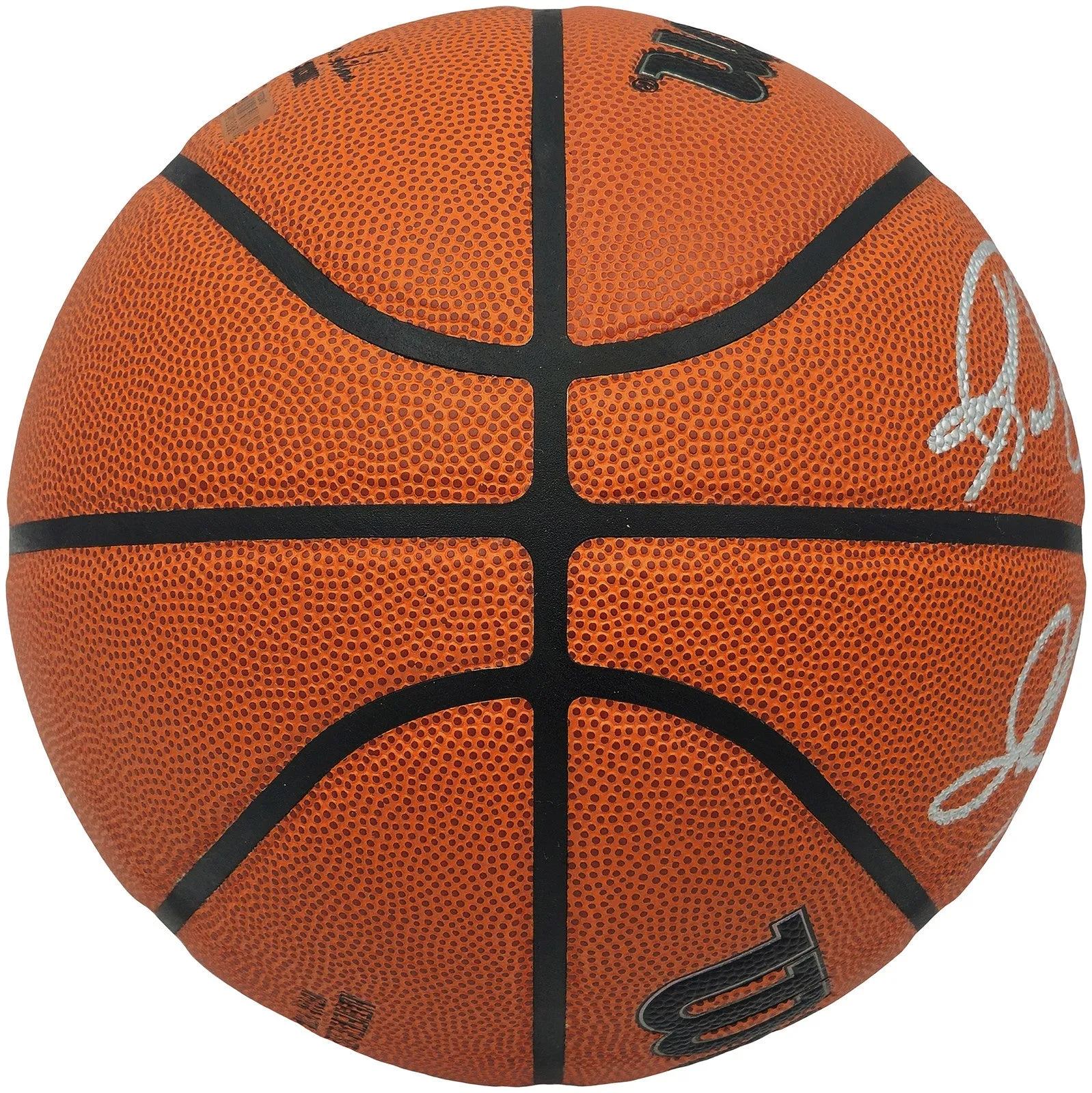 STOCKTON & MALONE AUTOGRAPHED INDOOR/OUTDOOR BASKETBALL JAZZ BECKETT 235781
