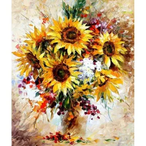 Sunflowers - Canvastly DIY Paint By Numbers