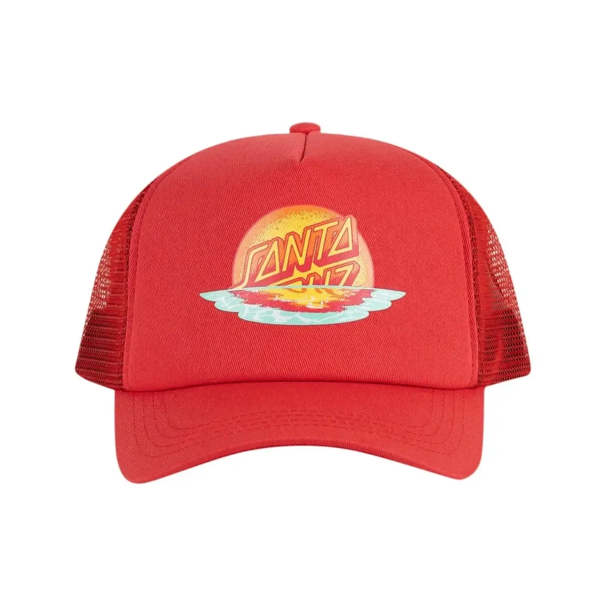 Sunrise Dot Trucker Cap | Rose