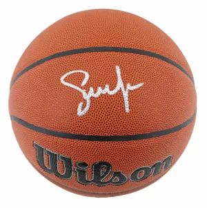Suns Steve Nash Authentic Signed Wilson Basketball Autographed BAS Witnessed