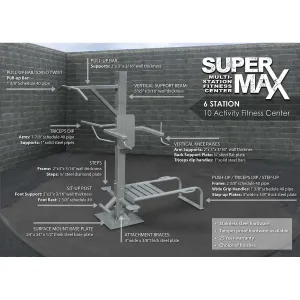 SuperMAX 6 Station Fitness System