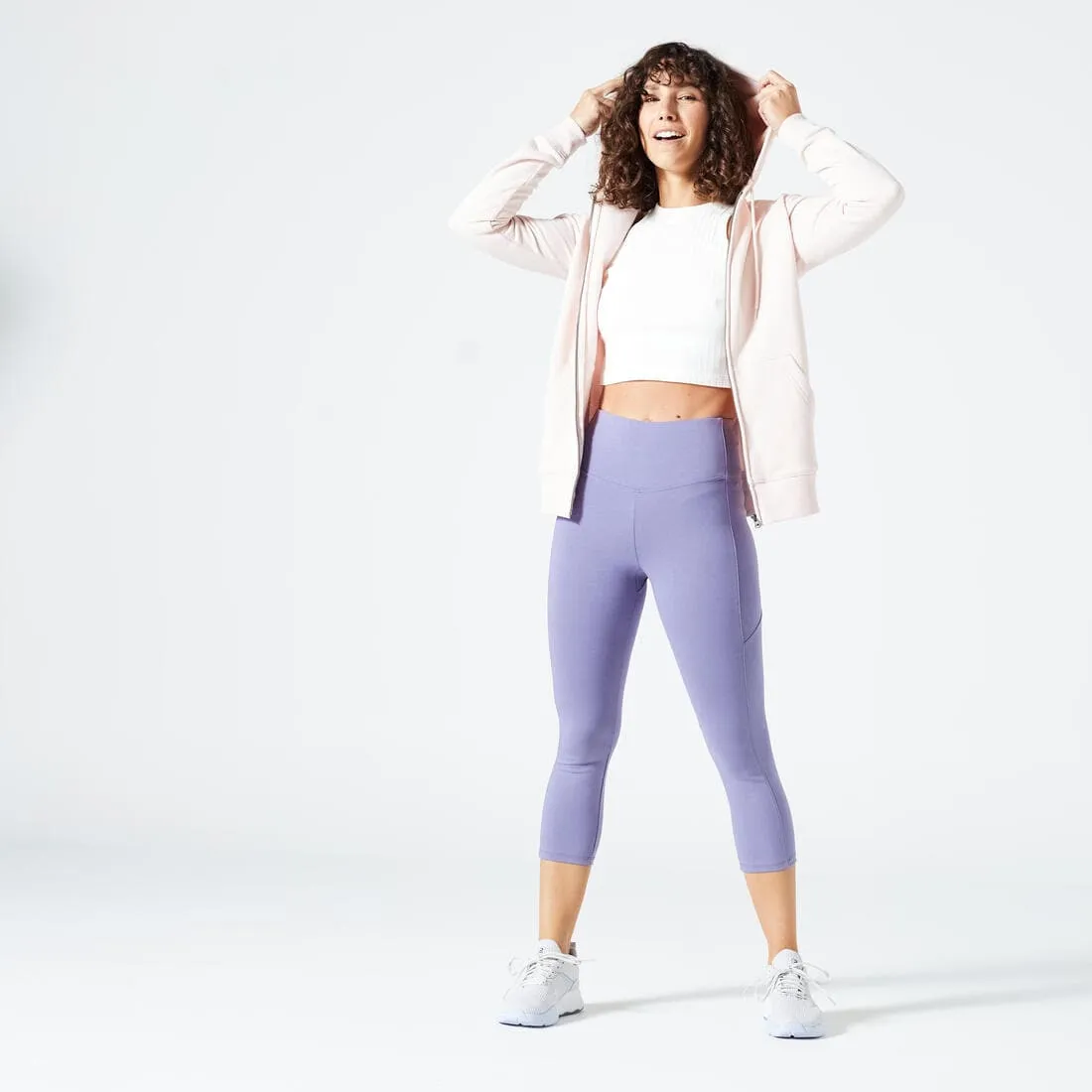 Sweat zippé fitness femme