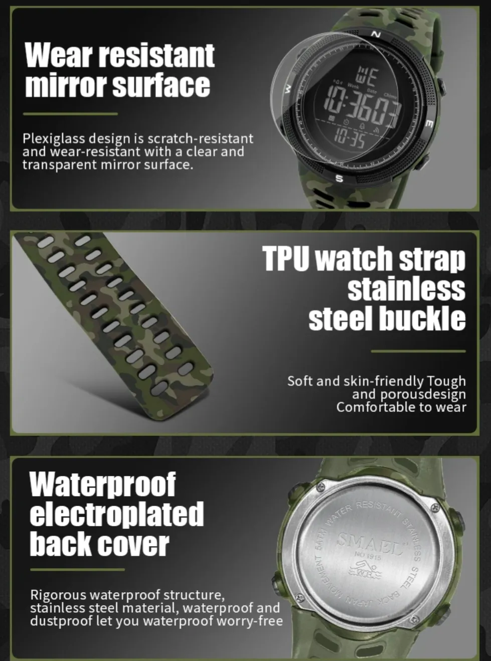 Tactical Camouflage Watch
Built for the Bold. Designed for the Prepared.