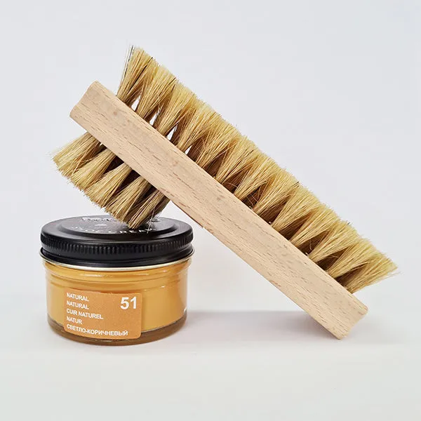 Tarrago Shoe Cream   Brush Combo